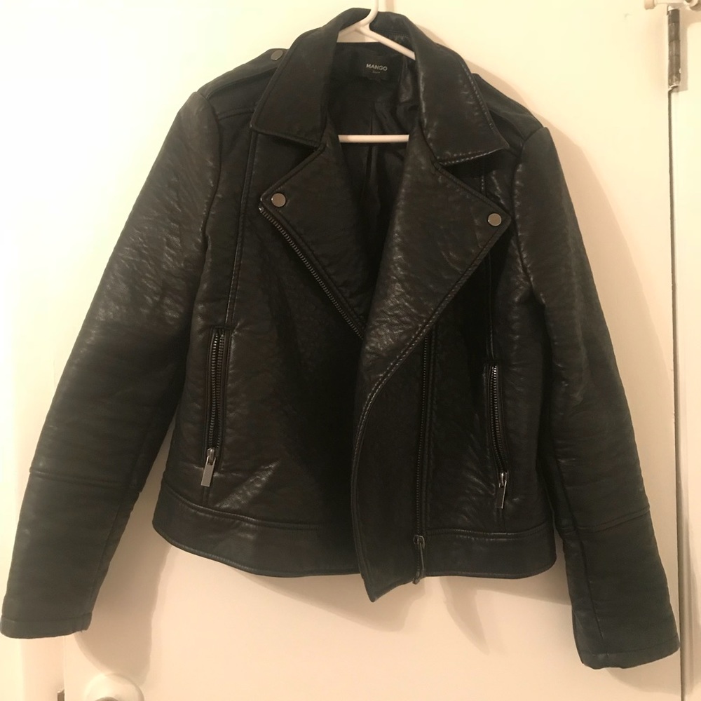 Mango Suit leather jacket (gently used)